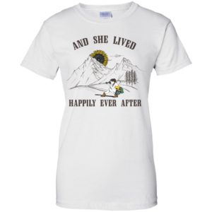 And She Lived Happily Ever After Camera Girl Sunflower Sun Shirt image And She Lived Happily Ever After Camera Girl Sunflower Sun Shirt