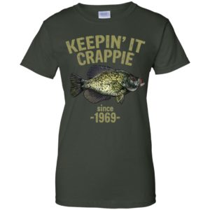 Keepin' It Crappie Since 1969 50th Birthday Fishing Shirt