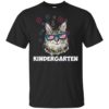 Kindergarten Cat USA Flag Funny Back To School Shirt