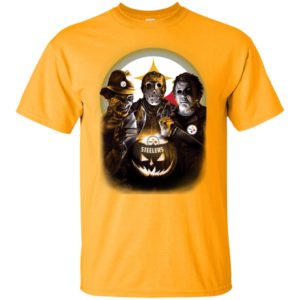 Halloween Pittsburgh Steelers Jason Leather face Freddy Shirt