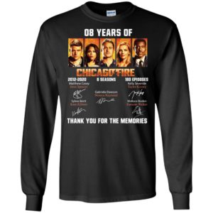 08 Years Of Chicago Fire Thank You For The Memories Shirt
