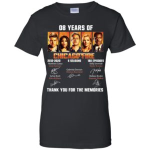 08 Years Of Chicago Fire Thank You For The Memories Shirt