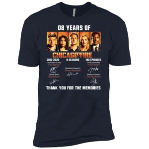 08 Years Of Chicago Fire Thank You For The Memories Shirt