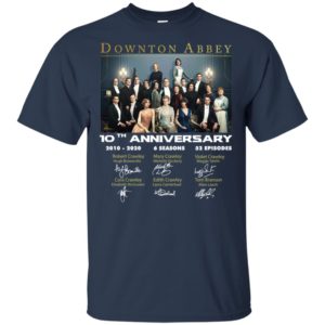 Downton Abbey Characters 10Th Anniversary 2010 2020 Shirt