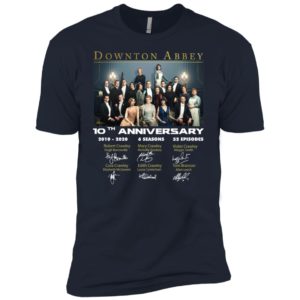 Downton Abbey Characters 10Th Anniversary 2010 2020 Shirt