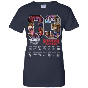 03 Years of Stranger Things 2016 2019 3 Seasons Signature Shirt