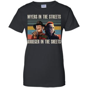Myers In The Street Krueger In The Sheet Shirt