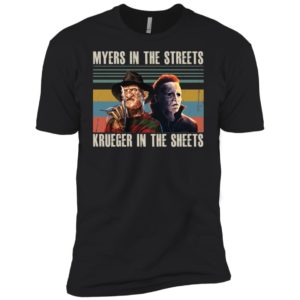 Myers In The Street Krueger In The Sheet Shirt