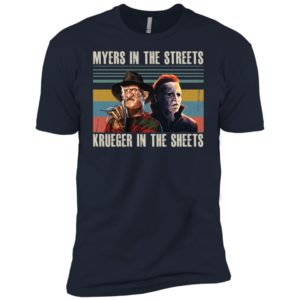 Myers In The Street Krueger In The Sheet Shirt