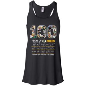 100 Year of Packers Thank You for The Memories Shirt
