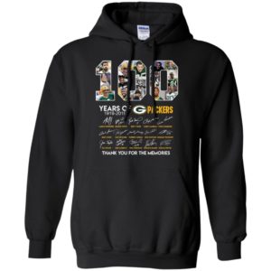 100 Year of Packers Thank You for The Memories Shirt