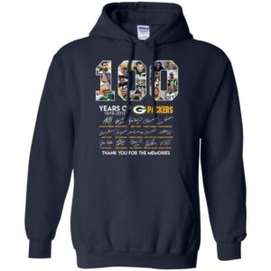 100 Year of Packers Thank You for The Memories Shirt
