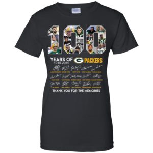 100 Year of Packers Thank You for The Memories Shirt