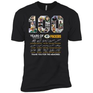 100 Year of Packers Thank You for The Memories Shirt