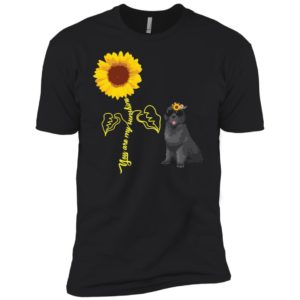 You Are My Sunshine Newfoundland Sunflower and Newf Shirt image You Are My Sunshine Newfoundland Sunflower and Newf Shirt