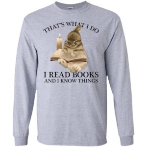 Rabbit That's What I Do I Read Books And I Know Things Shirt