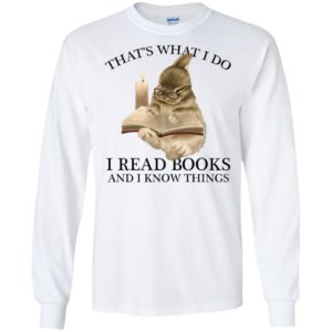 Rabbit That's What I Do I Read Books And I Know Things Shirt