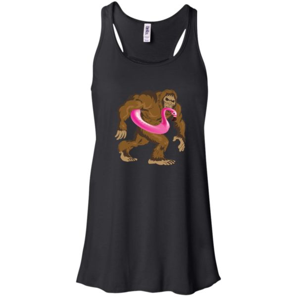 Pool Party Bigfoot Flamingo Shirt