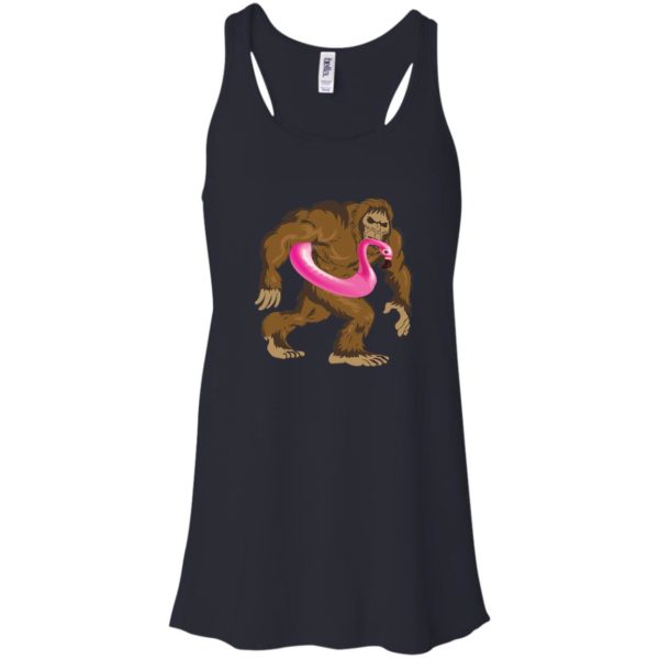 Pool Party Bigfoot Flamingo Shirt