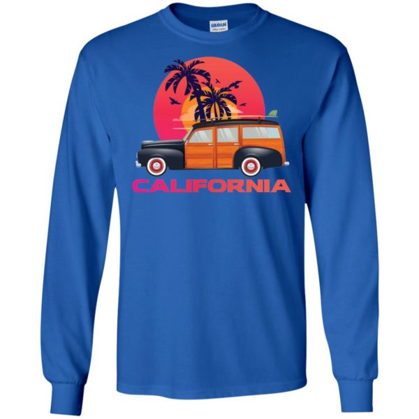 A Cool Classic Woody Style California Surf Wagon Shirt