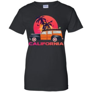 A Cool Classic Woody Style California Surf Wagon Shirt