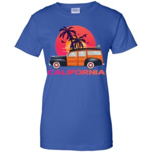A Cool Classic Woody Style California Surf Wagon Shirt