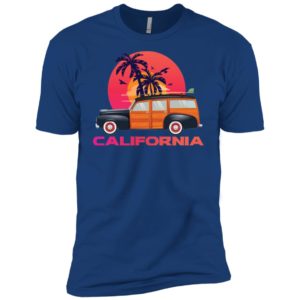 A Cool Classic Woody Style California Surf Wagon Shirt