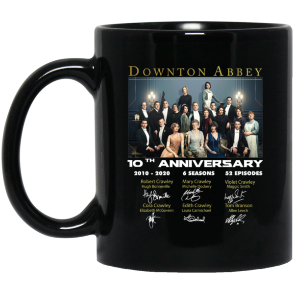 Downton Abbey Characters 10Th Anniversary 2010 2020 Mug