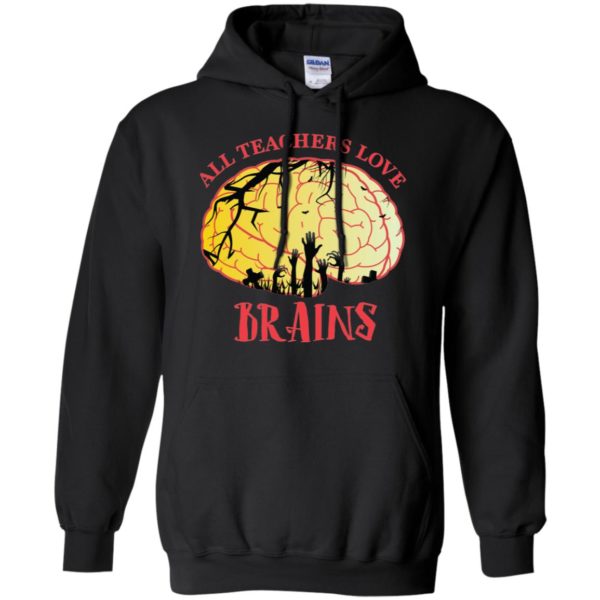 All Teachers Love Brains Halloween Teacher Shirt