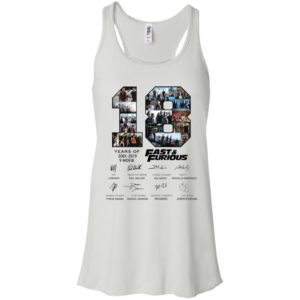 18 Years Of Fast And Furious 2001 2019 Shirt