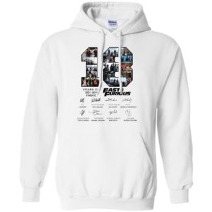 18 Years Of Fast And Furious 2001 2019 Shirt