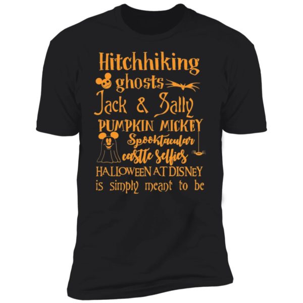 Hitchhiking Ghosts Jack & Sally Pumpkin Mickey Halloween Shirt