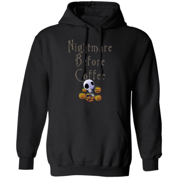Nightmare Before Coffee Skellington hug Starbucks Shirt
