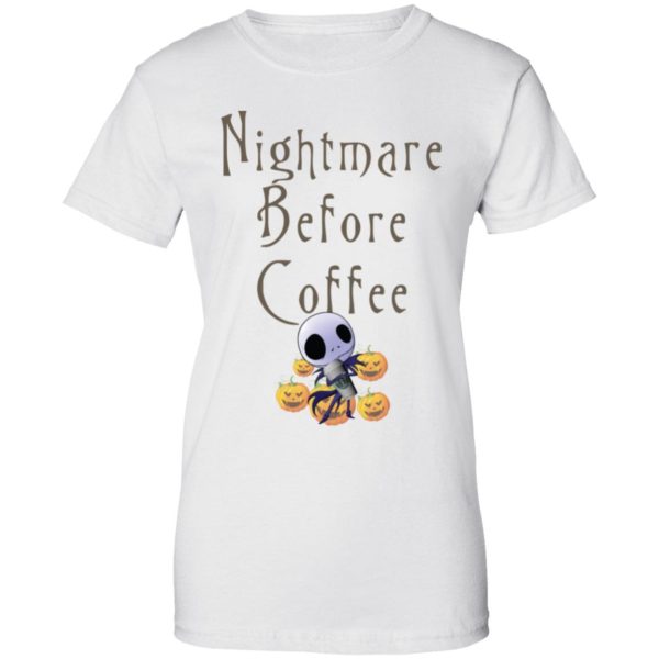Nightmare Before Coffee Skellington hug Starbucks Shirt