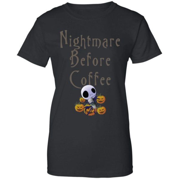 Nightmare Before Coffee Skellington hug Starbucks Shirt