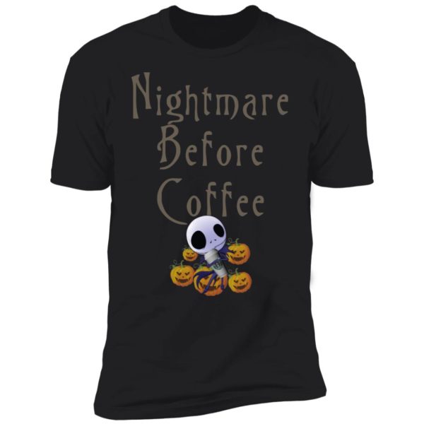 Nightmare Before Coffee Skellington hug Starbucks Shirt