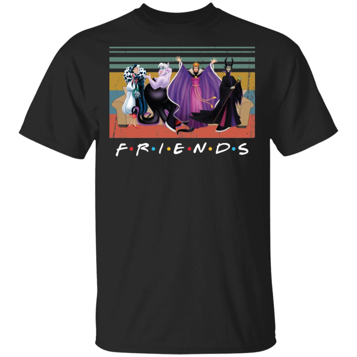 Disney Queens Friends Cruella De Vil evil Queen Ursula Maleficent Shirt image Disney Queens Friends Cruella De Vil evil Queen Ursula Maleficent Shirt
