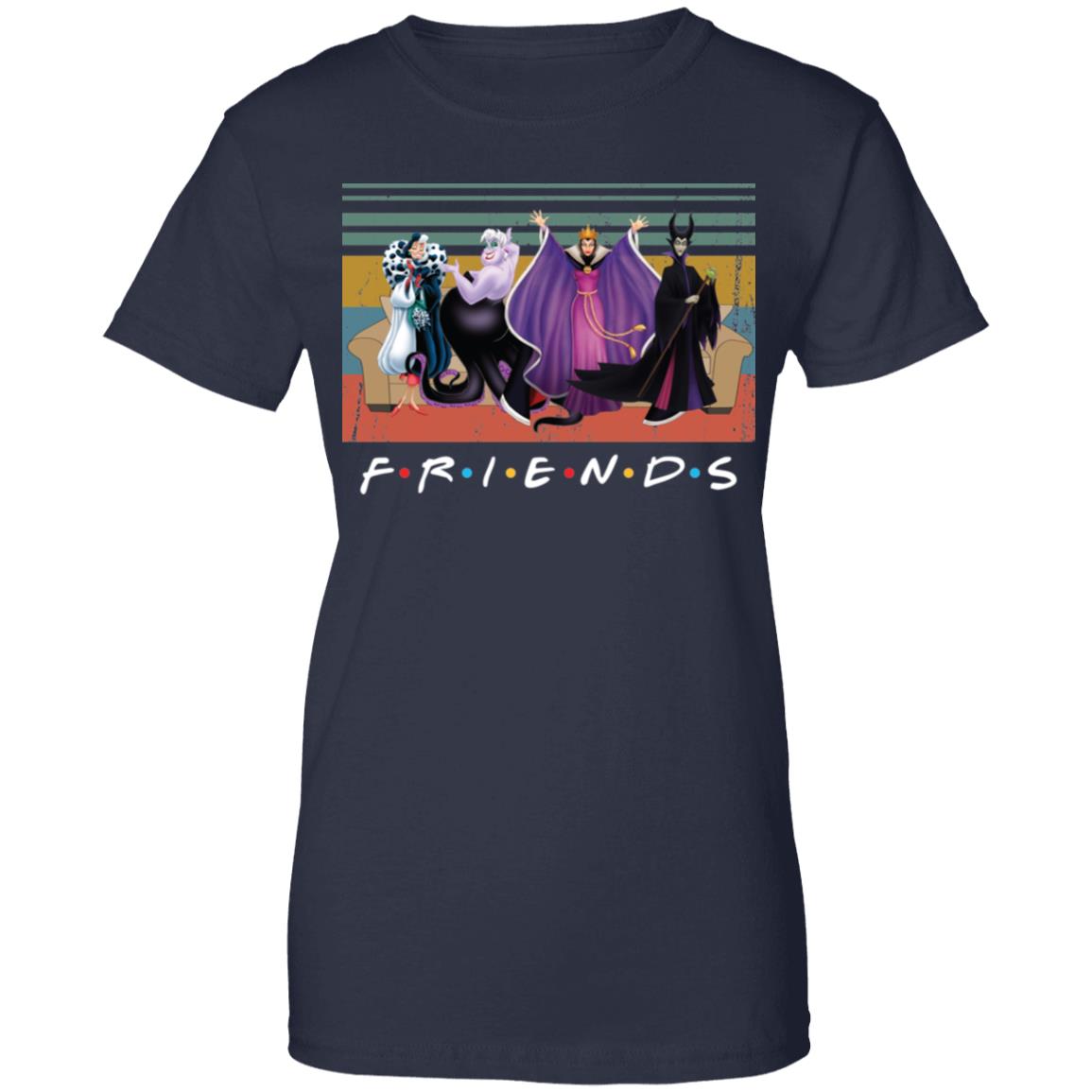 Disney Queens Friends Cruella De Vil evil Queen Ursula Maleficent Shirt image Disney Queens Friends Cruella De Vil evil Queen Ursula Maleficent Shirt