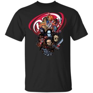 Horror Characters Drinking Dr Pepper Shirt