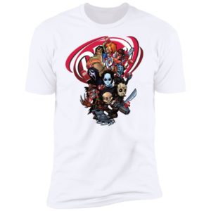 Horror Characters Drinking Dr Pepper Shirt