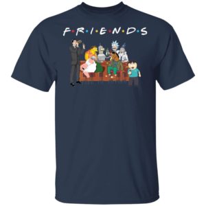 Halloween Friends TV Show Horror Movie Characters And Jesus And That’s How I Saved Shirt