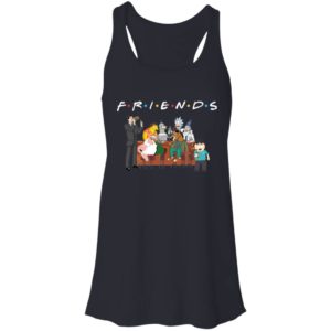 Halloween Friends TV Show Horror Movie Characters And Jesus And That’s How I Saved Shirt