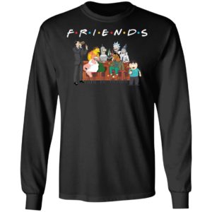 Halloween Friends TV Show Horror Movie Characters And Jesus And That’s How I Saved Shirt
