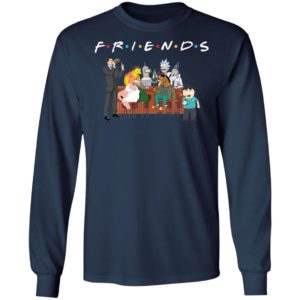 Halloween Friends TV Show Horror Movie Characters And Jesus And That’s How I Saved Shirt