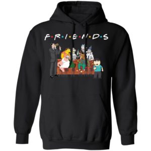 Halloween Friends TV Show Horror Movie Characters And Jesus And That’s How I Saved Shirt