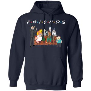 Halloween Friends TV Show Horror Movie Characters And Jesus And That’s How I Saved Shirt