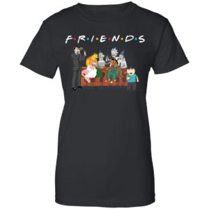 Halloween Friends TV Show Horror Movie Characters And Jesus And That’s How I Saved Shirt