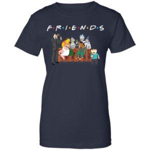 Halloween Friends TV Show Horror Movie Characters And Jesus And That’s How I Saved Shirt