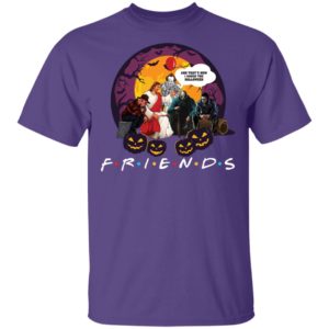 Halloween Friends TV Show Horror Movie Characters And Jesus And That’s How I Saved Shirt