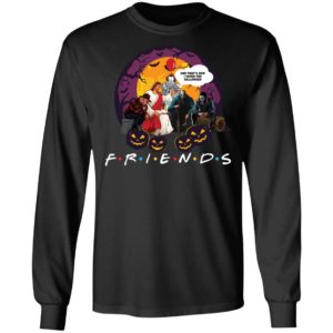 Halloween Friends TV Show Horror Movie Characters And Jesus And That’s How I Saved Shirt